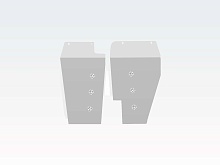 Защита топливных баков (2 части) для Jetour T2