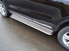 Пороги с площадкой 42,4 мм для Geely Atlas I