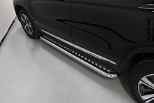 Пороги с площадкой 60,3 мм для Changan CS75 I Рестайлинг