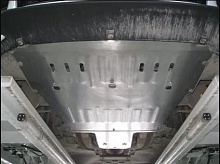 Защита картера и КПП (2 части) для Porsche Panamera II Рестайлинг