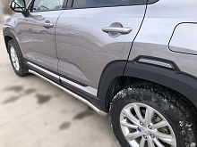 Пороги труба d60 мм для Changan CS35PLUS I