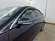 Дефлекторы окон 2D с хром накладками 4 шт. для Honda Accord VII Рестайлинг