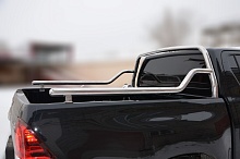 Защитная дуга двойная d60/53 мм для Toyota Hilux VIII