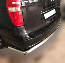 Защита заднего бампера угловая большая d60 мм для Hyundai Grand Starex I