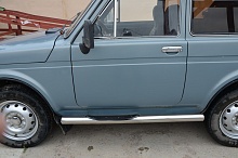 Пороги труба с проступью d76 мм для LADA (ВАЗ) 2121 (4x4) I Рестайлинг (2020)