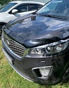 Дефлектор капота темный для Kia Sorento III Prime Рестайлинг