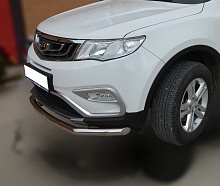 Защита переднего бампера d60 мм для Geely Atlas I