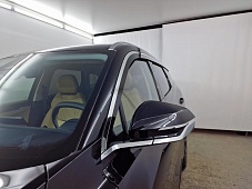 Дефлекторы окон с хром накладками 2D 8 шт для Geely Atlas II