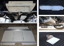 Защиты комплект (картер и КПП, дифференциал, бак) для Infiniti QX60 I Рестайлинг