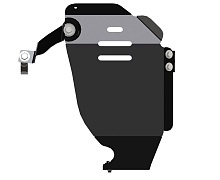 Защита редуктора для Hyundai Santa Fe IV