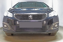 Комплект сеток black верх и низ для Peugeot 408 I Рестайлинг