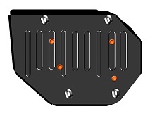 Защита топливного бака для MG HS II