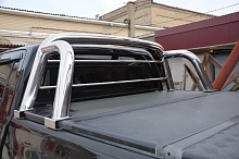 Защитные дуги d76/20 мм для Toyota Hilux VIII Рестайлинг