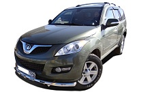 Защита переднего бампера с зубьями d60 мм для Great Wall Hover H5