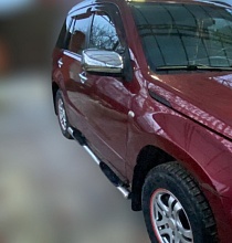 Пороги труба с проступью d76 мм для Suzuki Grand Vitara III