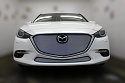 Комплект сеток chrome верх без рамки и низ для Mazda 3 III (BM) Рестайлинг