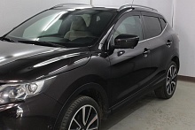 Дефлекторы окон 2D 8 шт. прямой для Nissan Qashqai II Рестайлинг
