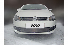 Защитная сетка радиатора хром для Volkswagen Polo V