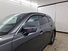 Дефлекторы окон с хром накладками 2D 6 шт для Mazda CX-5 II