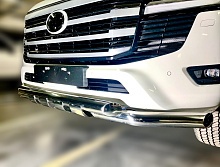 Защита переднего бампера G d76 мм для Toyota Land Cruiser 300 Series