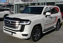 Дефлектор капота темный для Toyota Land Cruiser 300 Series