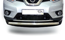 Защита переднего бампера d60 мм для Nissan X-Trail III