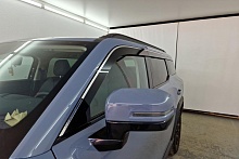 Дефлекторы окон 2D с хром накладками 6 шт. для Haval H3 I