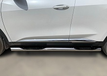 Пороги труба с проступью d76 мм для Haval F7x I