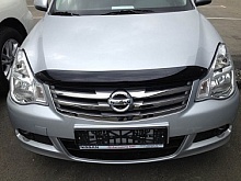 Дефлектор капота темный для Nissan Almera III (G15)