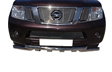 Защита переднего бампера G d60/60 мм для Nissan Pathfinder III Рестайлинг