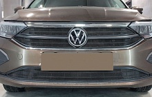 Комплект сеток black верх 4 части (Origin, Respect, Status) и низ для Volkswagen Polo VI