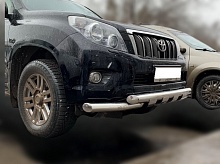 Защита переднего бампера G d76 мм для Toyota Land Cruiser Prado 150 Series