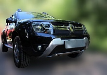 Комплект сеток black верх и низ для Renault Duster I Рестайлинг