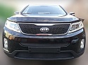 Комплект сеток black низ и центр для Kia Sorento II Рестайлинг