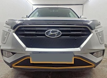 Зимняя заглушка радиатора к съемной сетке низ для Hyundai Creta II