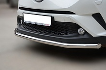 Защита переднего бампера d60 мм для Toyota C-HR I Рестайлинг