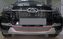 Зимняя заглушка радиатора к съемной сетке низ для Chery Tiggo 8 I Рестайлинг