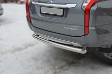 Защита заднего бампера d76 мм для Mitsubishi Pajero Sport III