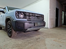 Зимняя заглушка радиатора на стяжке верх 5 частей для Haval H3 I