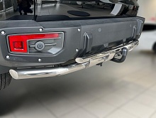 Защита заднего бампера двойная с перемычками d60/42 мм для Haval Dargo