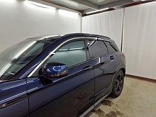 Дефлекторы окон с хром накладками 2D 6 шт для Infiniti QX50 II