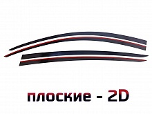 Дефлекторы окон 2D 4 шт. для Tesla Model Y I