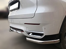 Защита заднего бампера угловая d60 мм для Haval F7x I
