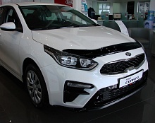 Дефлектор капота темный для Kia Cerato IV Рестайлинг
