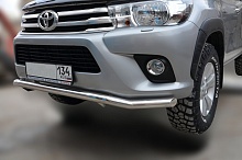 Защита переднего бампера волна d60 мм для Toyota Hilux VIII