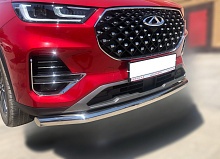 Защита переднего бампера d60 мм для Chery Tiggo 8 Pro